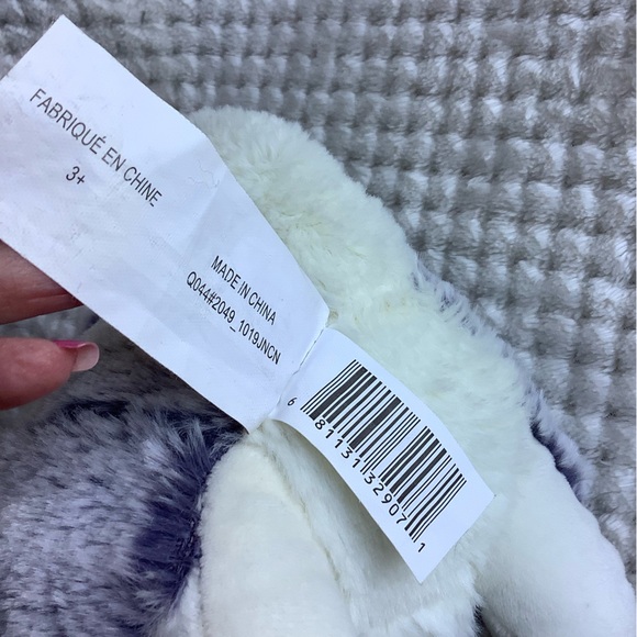 Unbranded Plush Bunny Rabbit Stuffed Animal Toy Grey and White Easter Bunny - Picture 9 of 10